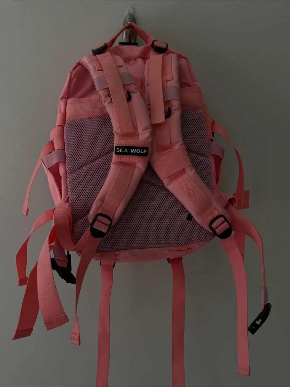 WOLFpak Gym Backpack in Pink - Multiple Pockets 45L